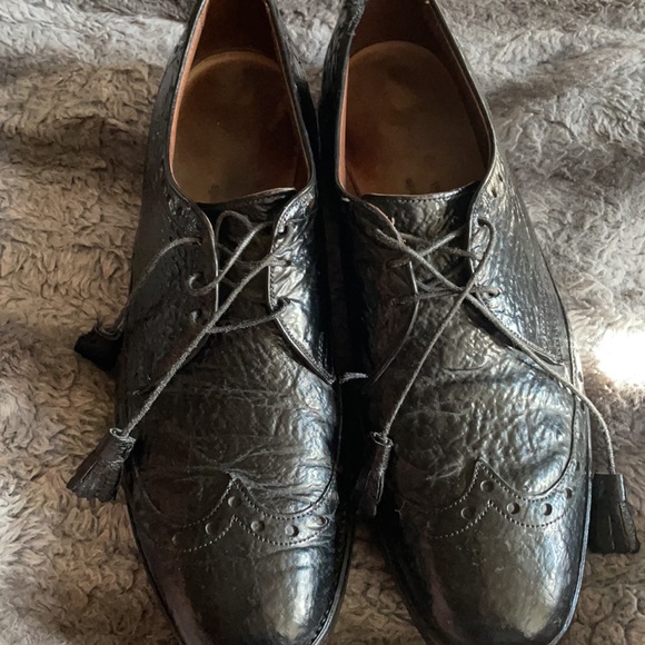 Rare Allen Edmond shark skin shoes main image 5